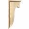 Ekena Millwork Del Monte Rough Sawn Corbel w/Backplate, Douglas Fir, 8"W x 10"D x 22"H COR08X10X22DEL01RDF - alternate 3